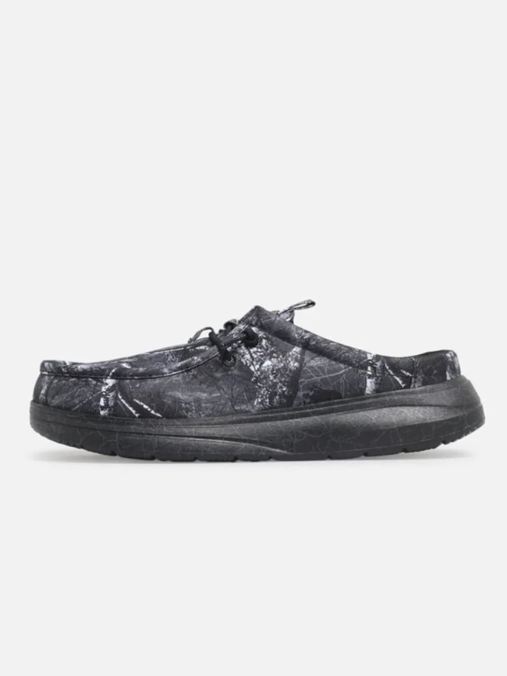 HEY DUDE X JELLY ROLL Edge Wally Comf Slip Men's SIZE 10 Black/Camo NWT